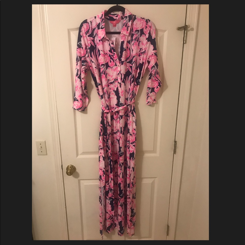 Lilly Pulitzer Holloway Maxi Dress XL